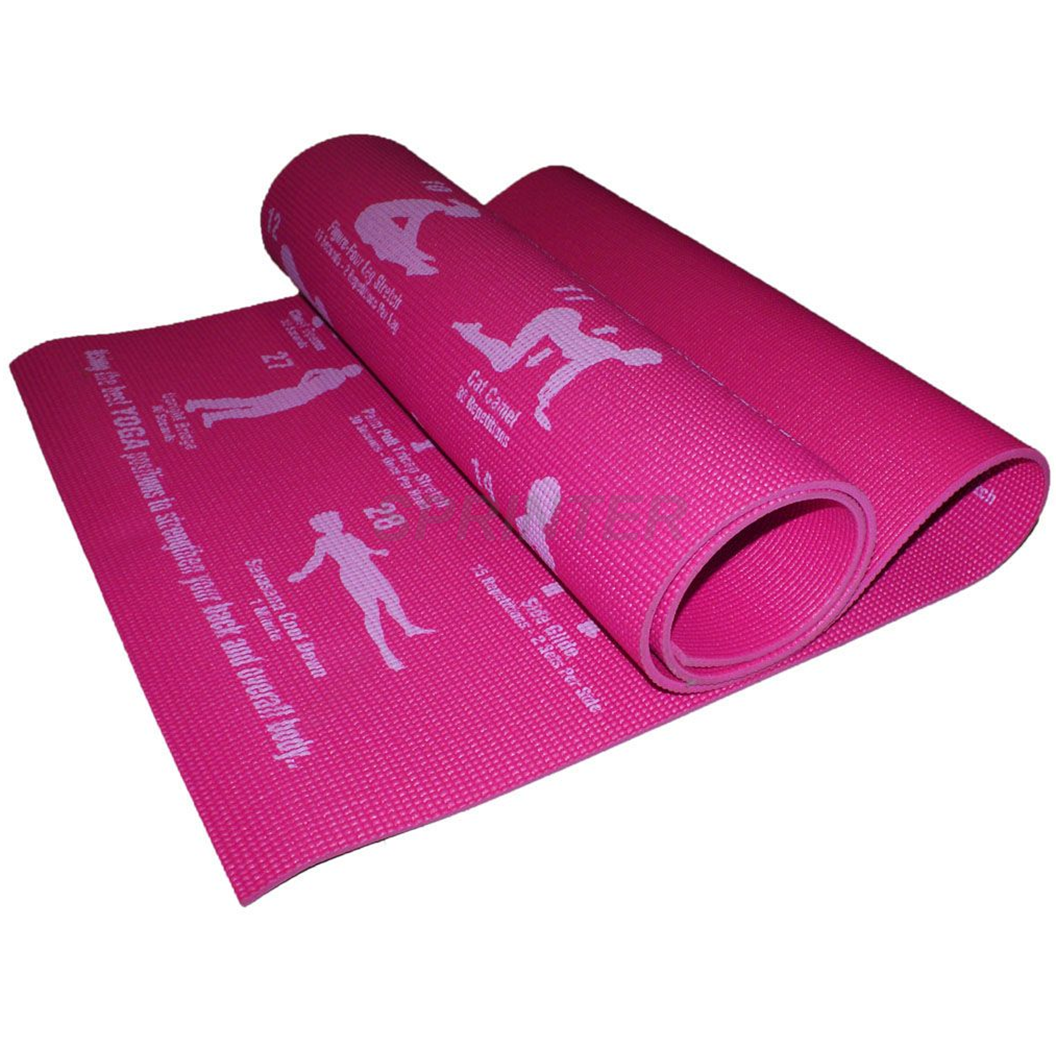 Коврик для йоги розовый RW-6-МА