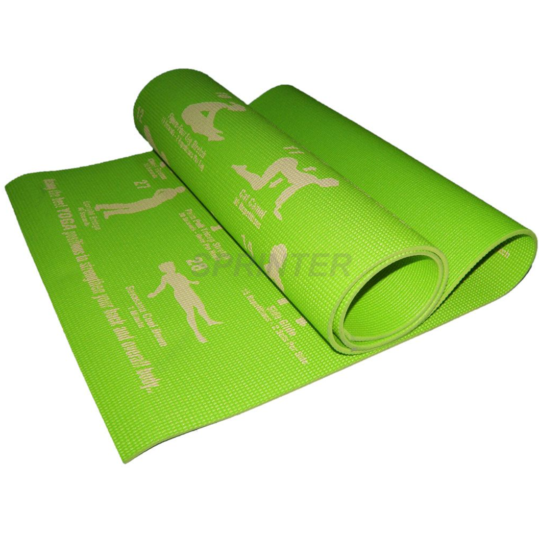 Коврик для йоги зеленый RW-6-З