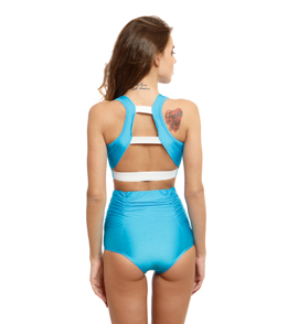 Топ голубой Crazy Stretch Color Star Топ голубой Crazy Stretch Color Star