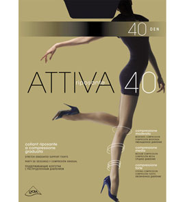 Колготки черные ATTIVA 40 Omsa Колготки черные ATTIVA 40 Omsa