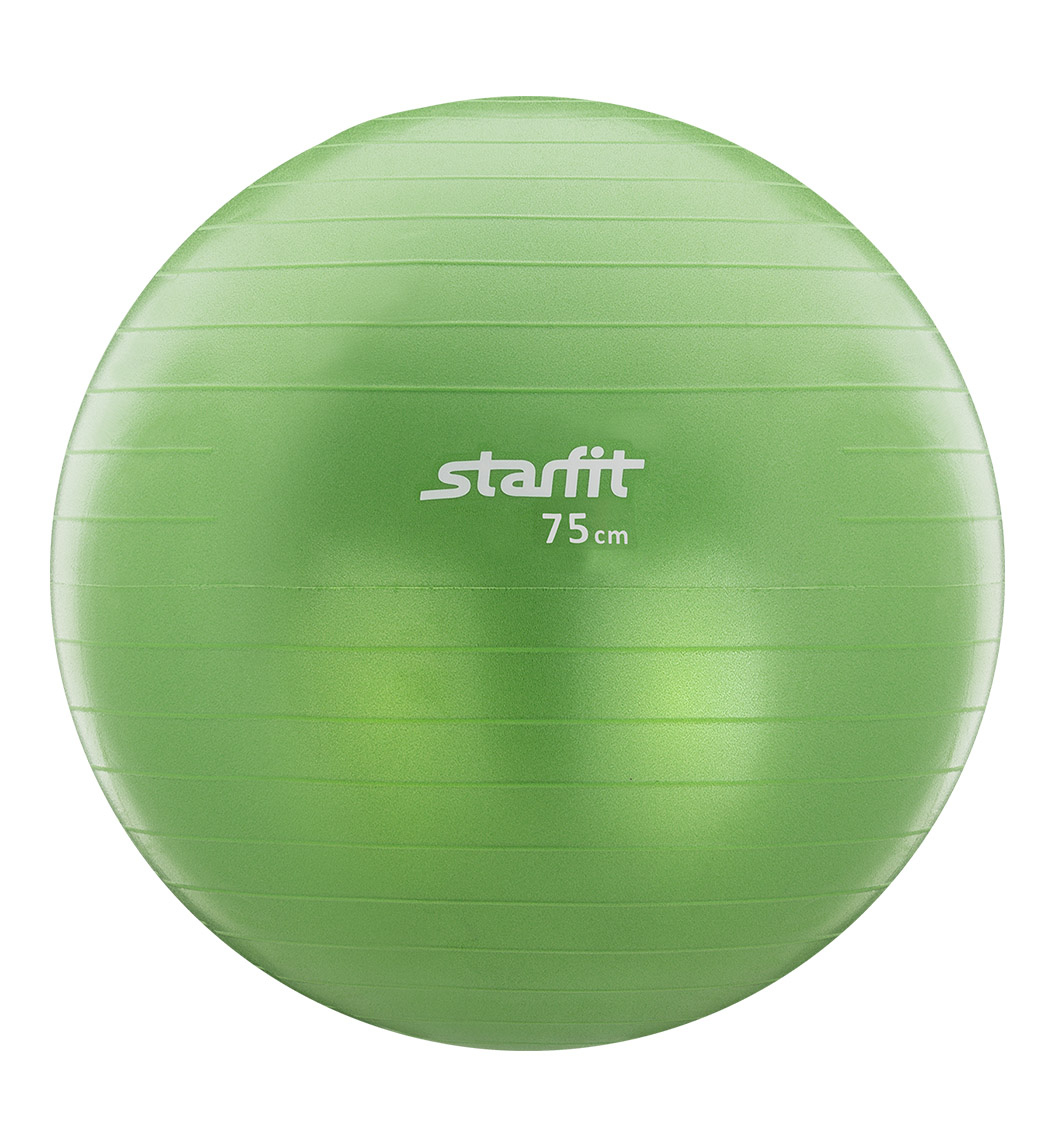 Мяч зеленый гимнастический D75 см STARFIT