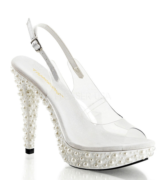 Туфли Pleaser жемчужные CTAIL518/C/W Туфли Pleaser жемчужные CTAIL518/C/W