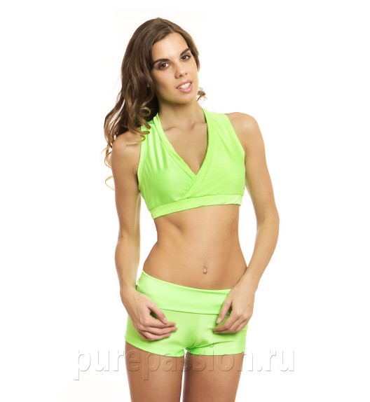 Топ зеленый Crazy Pole Color Star Топ зеленый Crazy Pole Color Star