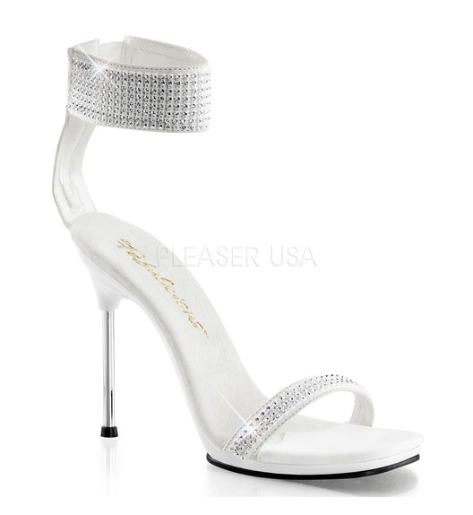 Босоножки Pleaser со стразами CHIC40/W/NB Босоножки Pleaser со стразами CHIC40/W/NB
