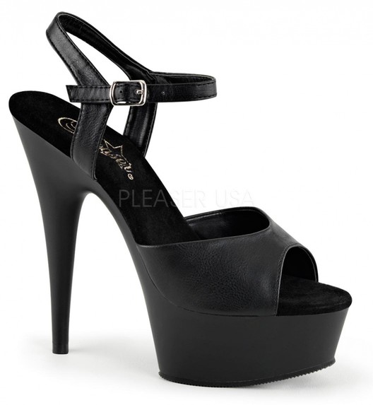 Стрипы Pleaser черные DEL609/BPU/M Стрипы Pleaser черные DEL609/BPU/M