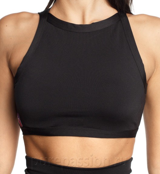 Топ черный High Neck Pole Fit Топ черный High Neck Pole Fit