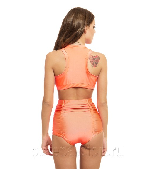 Топ оранжевый Crazy Pole Color Star Топ оранжевый Crazy Pole Color Star