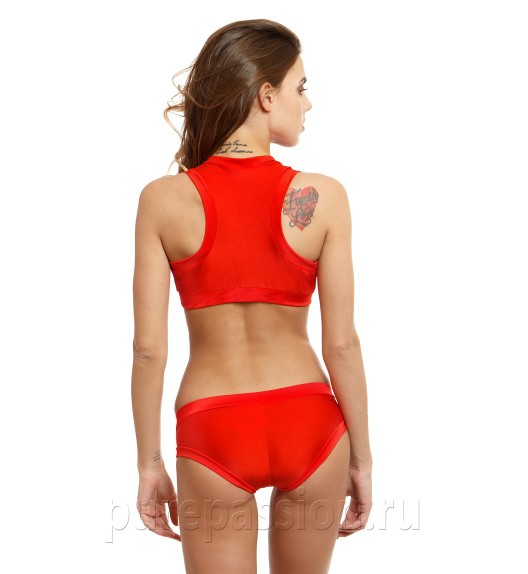 Топ красный Crazy Pole Color Star Топ красный Crazy Pole Color Star