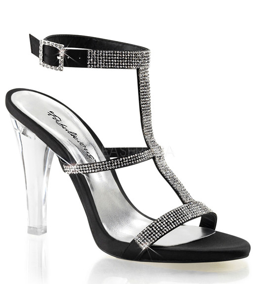 Босоножки Pleaser черные CLE418/BSA Босоножки Pleaser черные CLE418/BSA