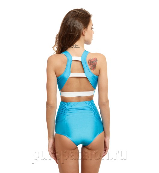 Топ голубой Crazy Stretch Color Star Топ голубой Crazy Stretch Color Star