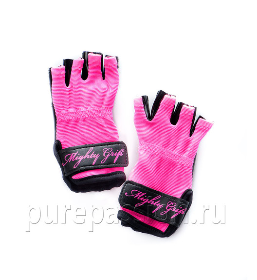 Перчатки лаковые розовые Mighty Grip Перчатки лаковые розовые Mighty Grip