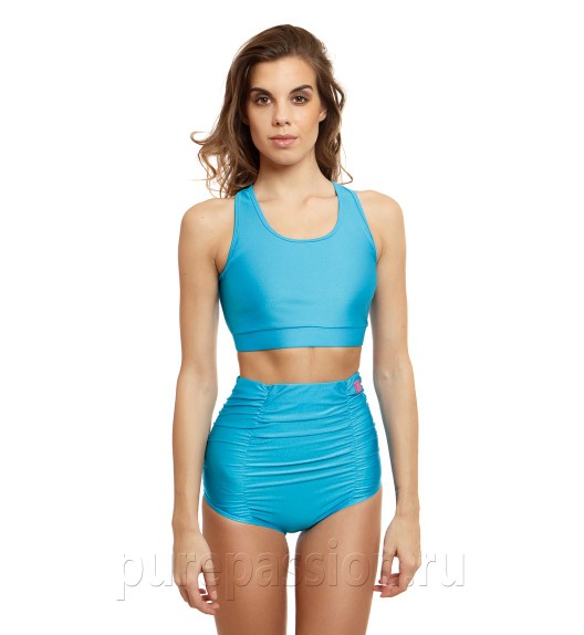 Топ голубой Crazy Stretch Color Star Топ голубой Crazy Stretch Color Star