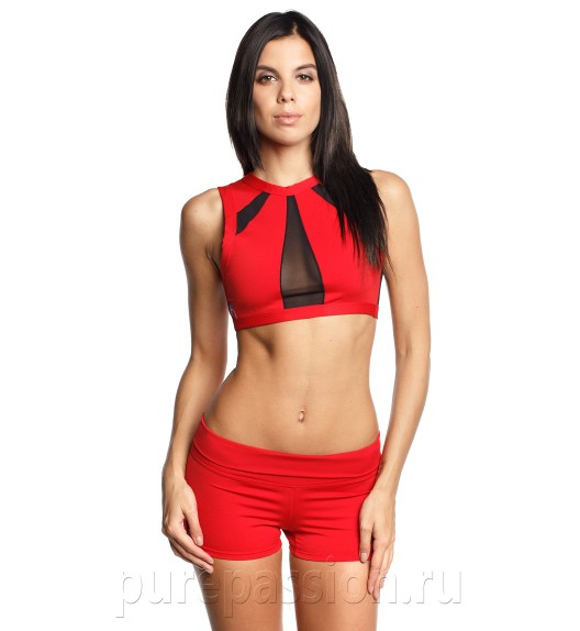 Топ красный Starburst Pole Fit Топ красный Starburst Pole Fit