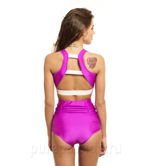 Шорты фиолетовые Crazy Folds Color Star Шорты фиолетовые Crazy Folds Color Star
