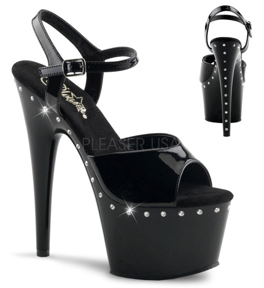 Босоножки Pleaser со стразами ADO709LS/B/M Босоножки Pleaser со стразами ADO709LS/B/M