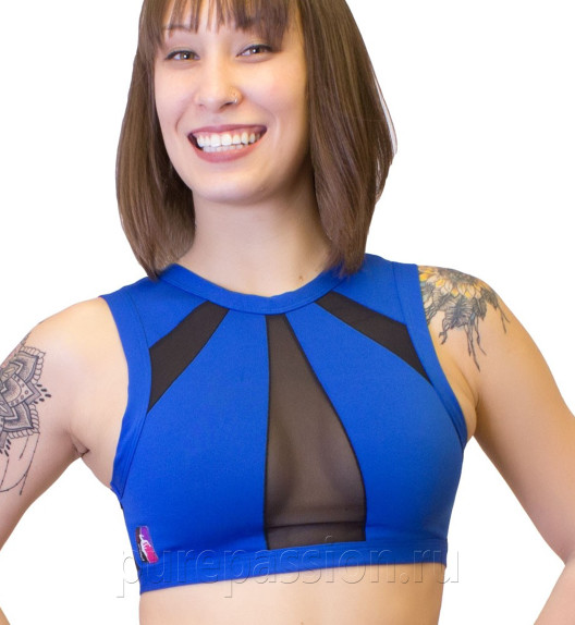 Топ синий Starburst Pole Fit Топ синий Starburst Pole Fit