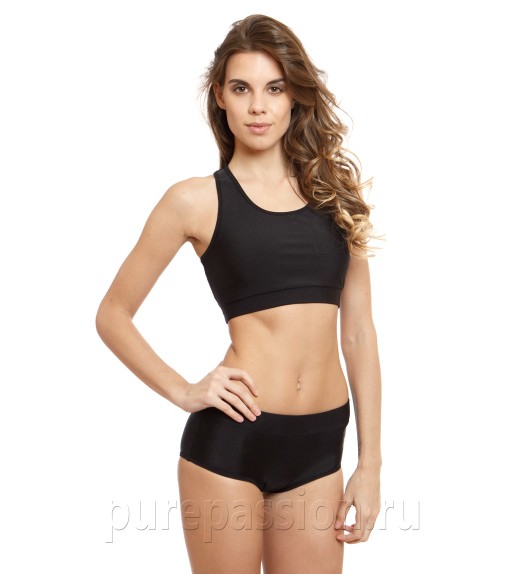 Топ черный Crazy Stretch Color Star Топ черный Crazy Stretch Color Star