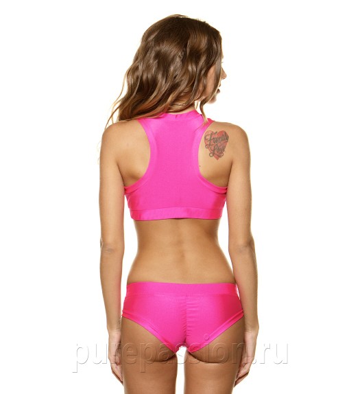Топ розовый Crazy Pole Color Star Топ розовый Crazy Pole Color Star