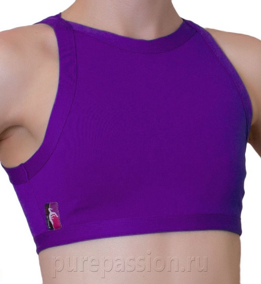 Топ фиолетовый High Neck Pole Fit Топ фиолетовый High Neck Pole Fit